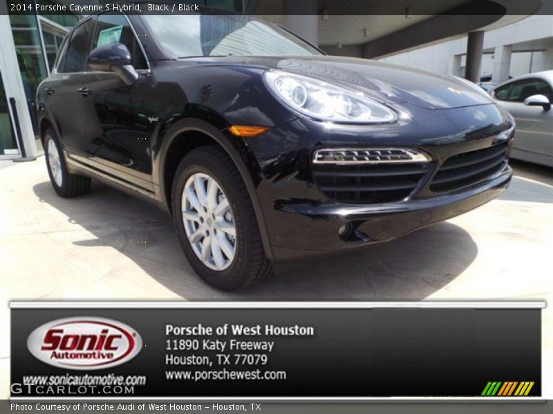 Black / Black 2014 Porsche Cayenne S Hybrid