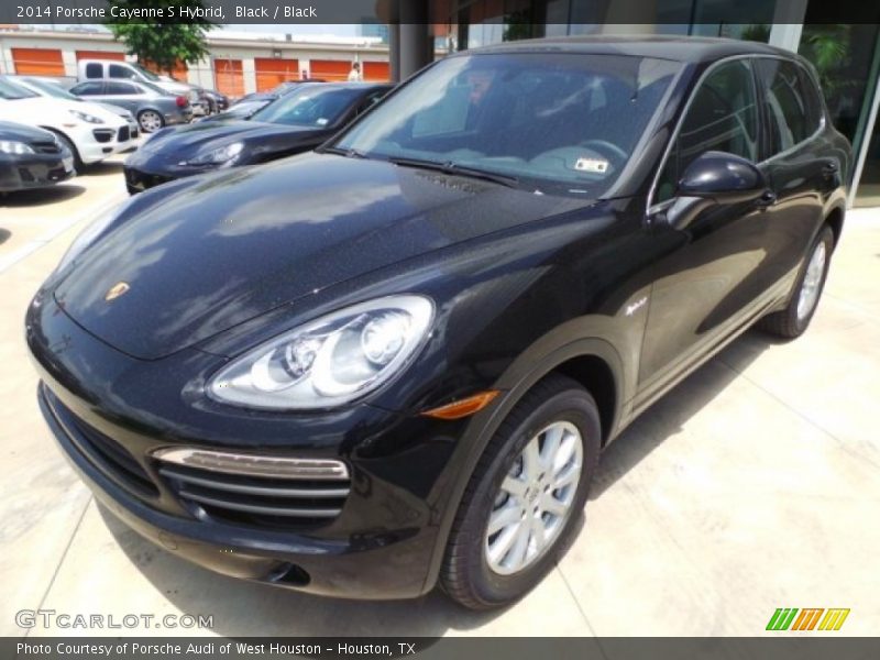 Black / Black 2014 Porsche Cayenne S Hybrid