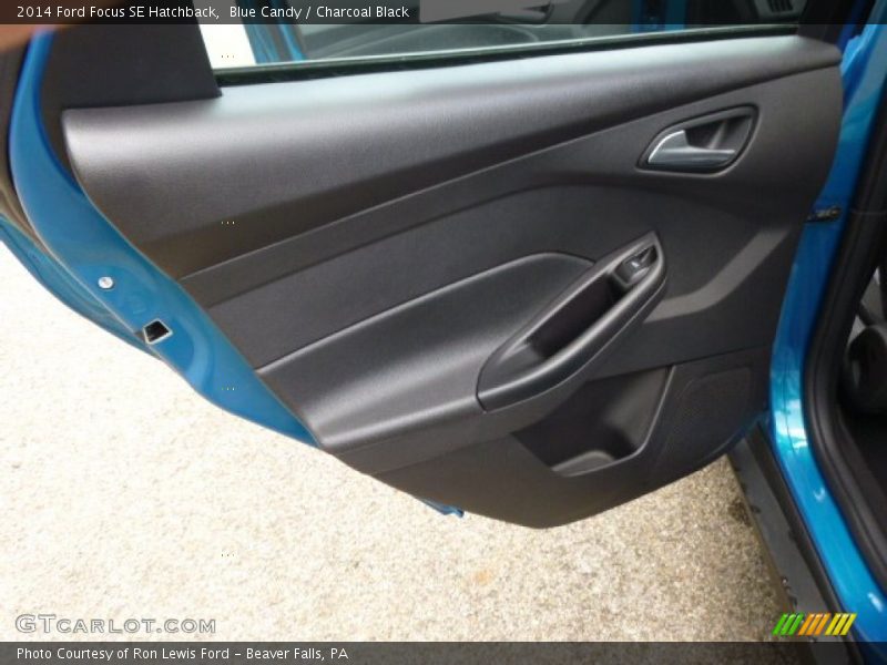 Blue Candy / Charcoal Black 2014 Ford Focus SE Hatchback