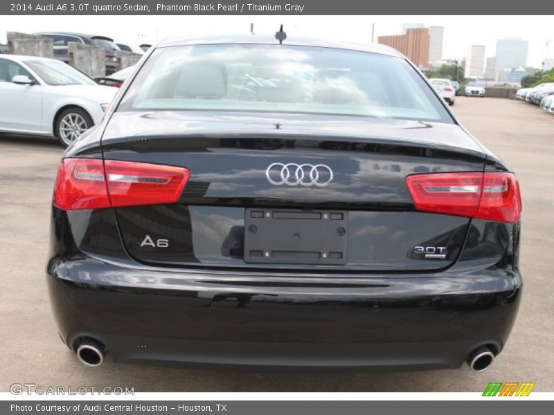 Phantom Black Pearl / Titanium Gray 2014 Audi A6 3.0T quattro Sedan