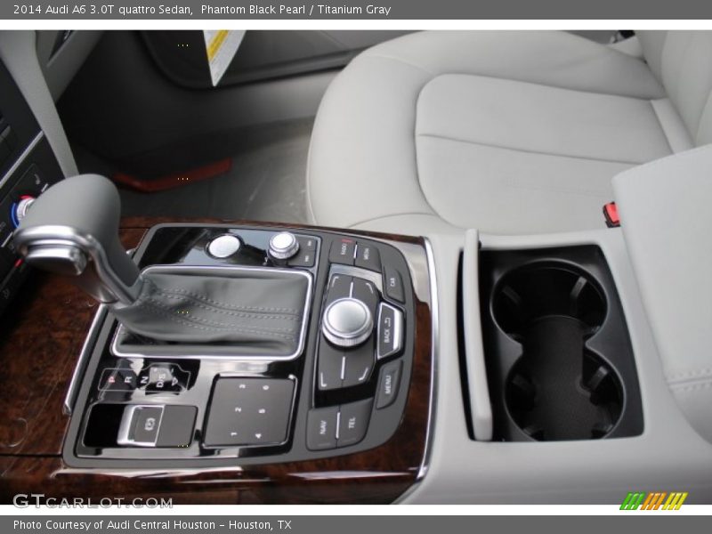 Phantom Black Pearl / Titanium Gray 2014 Audi A6 3.0T quattro Sedan