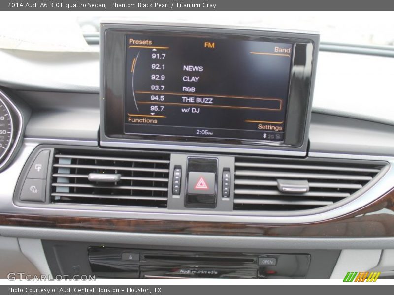 Phantom Black Pearl / Titanium Gray 2014 Audi A6 3.0T quattro Sedan