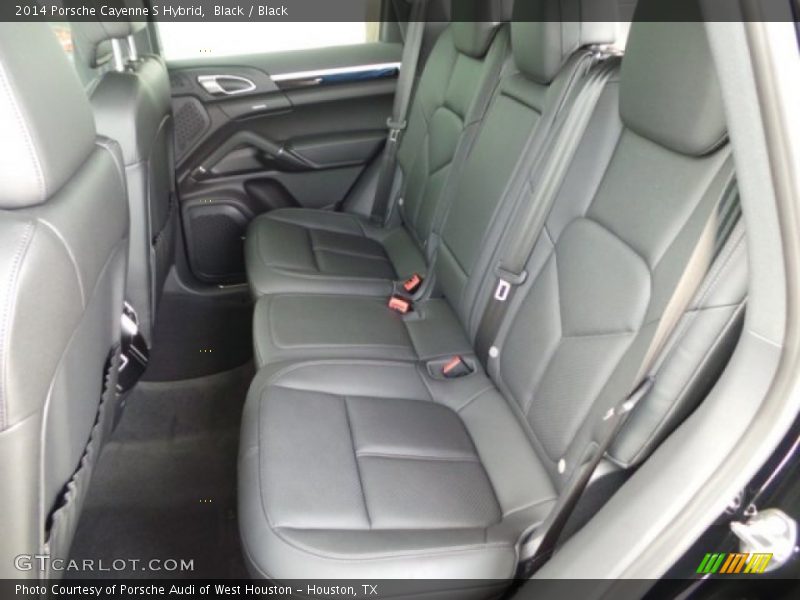 Rear Seat of 2014 Cayenne S Hybrid
