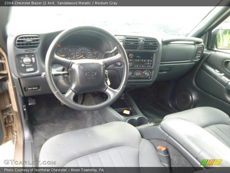 Sandalwood Metallic / Medium Gray 2004 Chevrolet Blazer LS 4x4