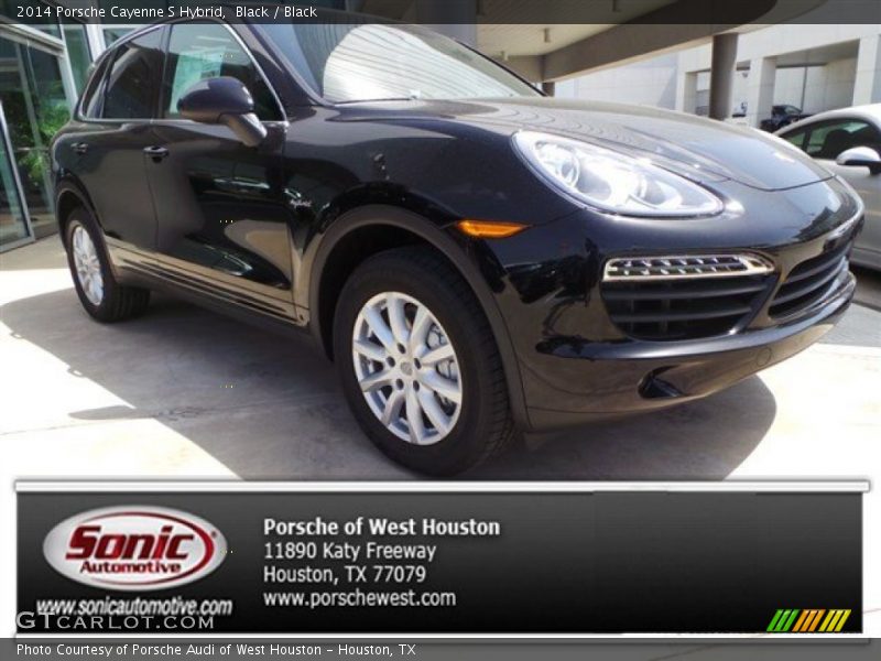 Black / Black 2014 Porsche Cayenne S Hybrid