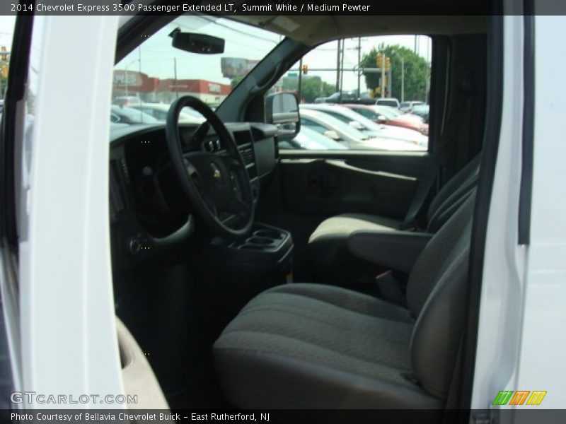 Summit White / Medium Pewter 2014 Chevrolet Express 3500 Passenger Extended LT
