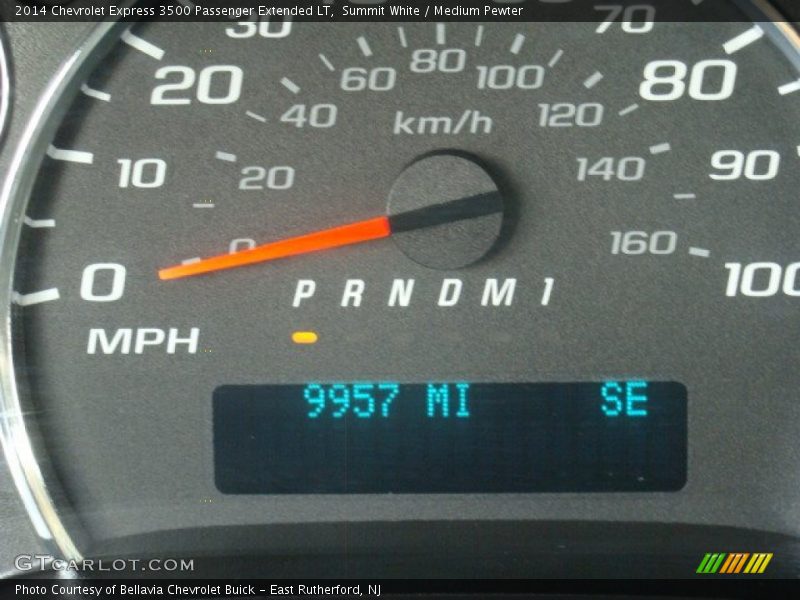 Summit White / Medium Pewter 2014 Chevrolet Express 3500 Passenger Extended LT