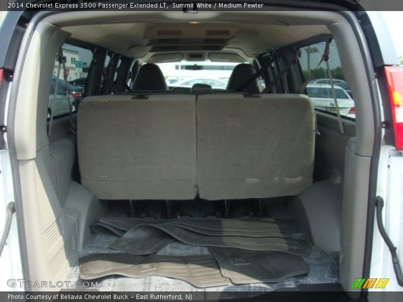 Summit White / Medium Pewter 2014 Chevrolet Express 3500 Passenger Extended LT