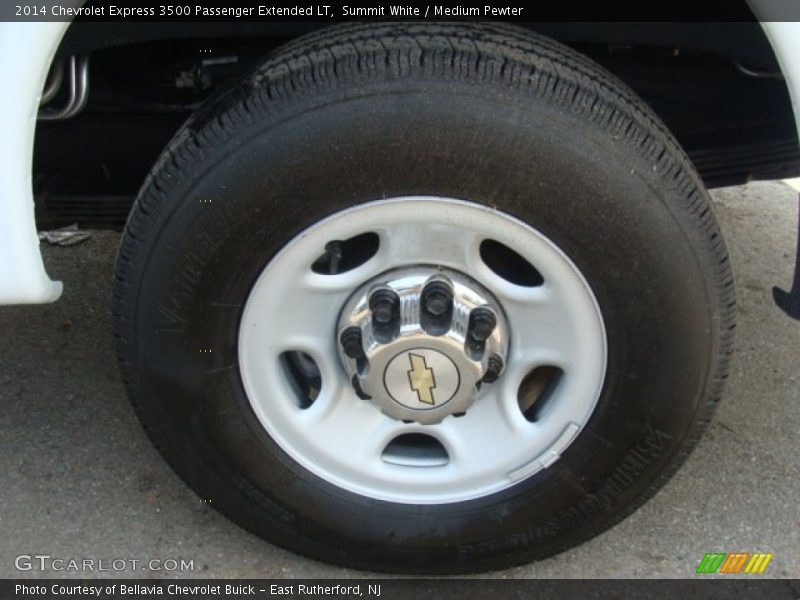 Summit White / Medium Pewter 2014 Chevrolet Express 3500 Passenger Extended LT