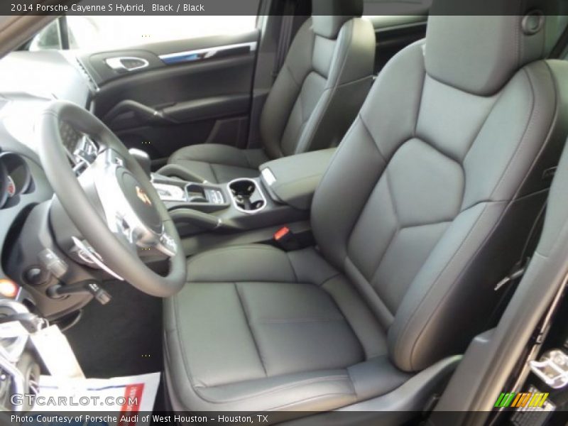 Front Seat of 2014 Cayenne S Hybrid