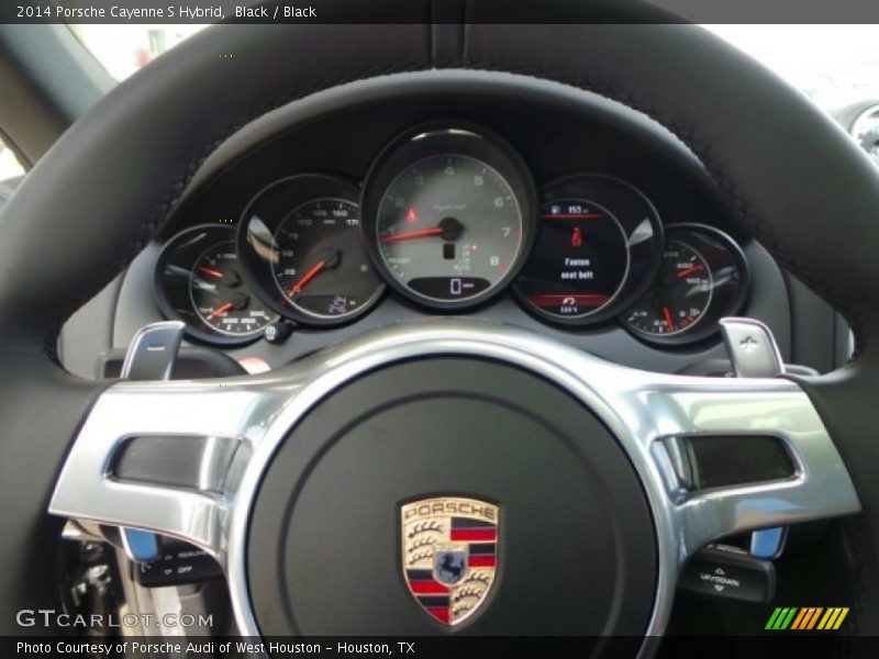 Black / Black 2014 Porsche Cayenne S Hybrid