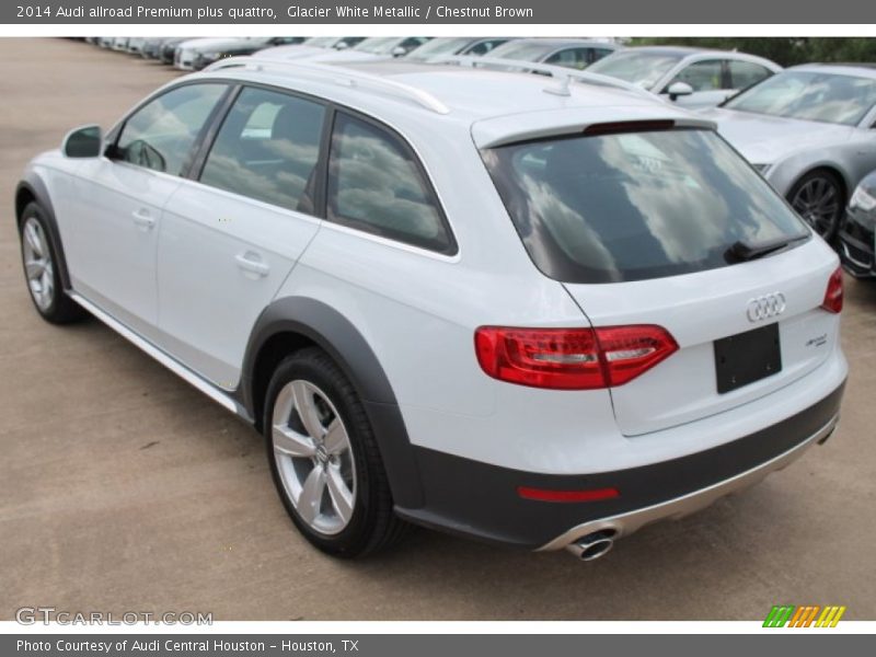 Glacier White Metallic / Chestnut Brown 2014 Audi allroad Premium plus quattro