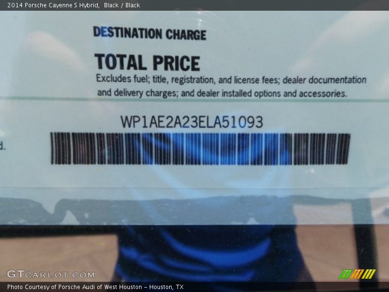 Black / Black 2014 Porsche Cayenne S Hybrid