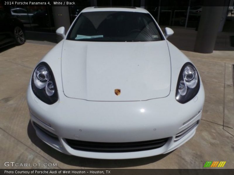 White / Black 2014 Porsche Panamera 4