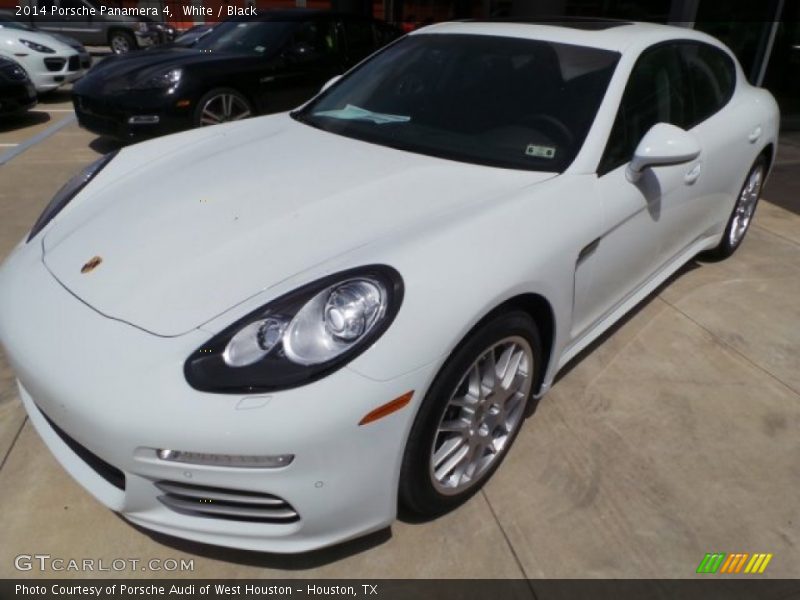 White / Black 2014 Porsche Panamera 4