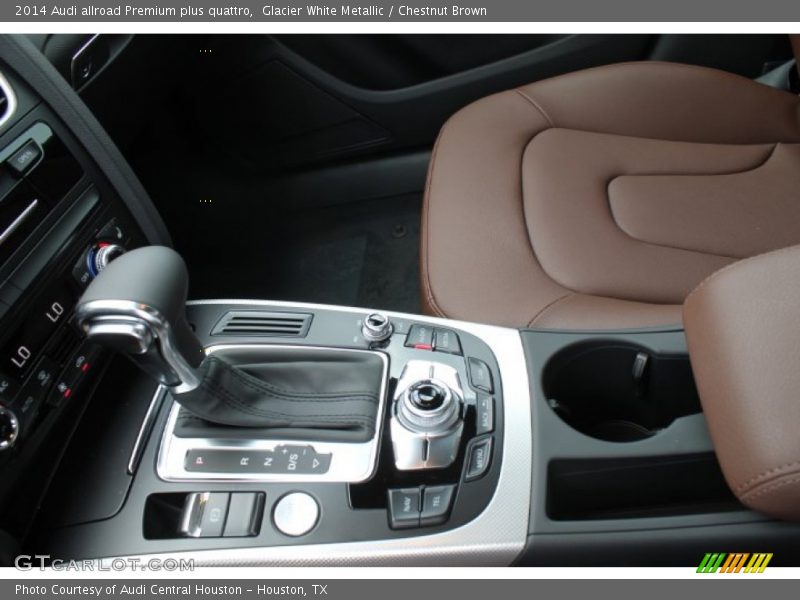 Glacier White Metallic / Chestnut Brown 2014 Audi allroad Premium plus quattro