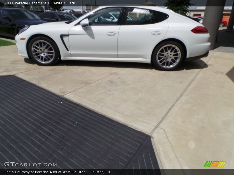 White / Black 2014 Porsche Panamera 4