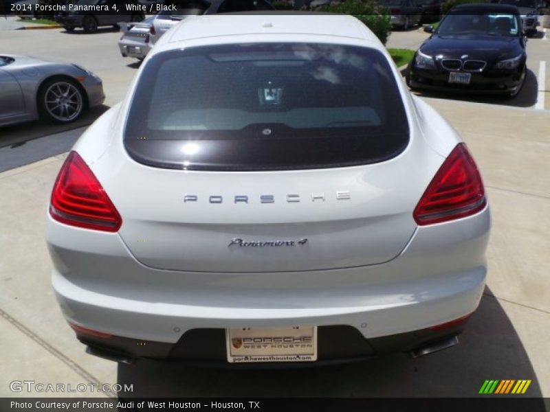 White / Black 2014 Porsche Panamera 4