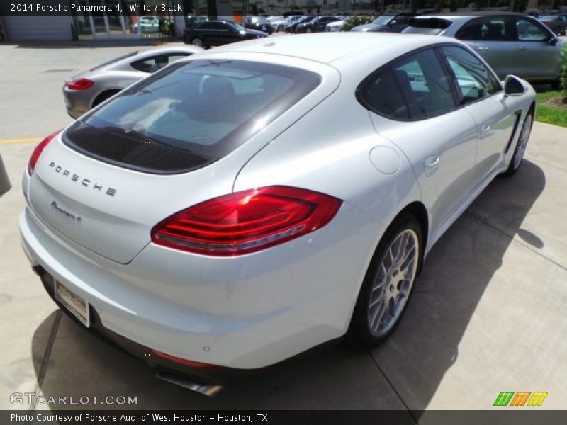 White / Black 2014 Porsche Panamera 4