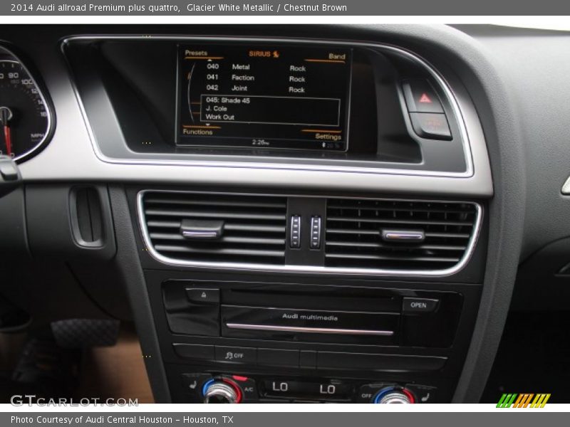 Glacier White Metallic / Chestnut Brown 2014 Audi allroad Premium plus quattro