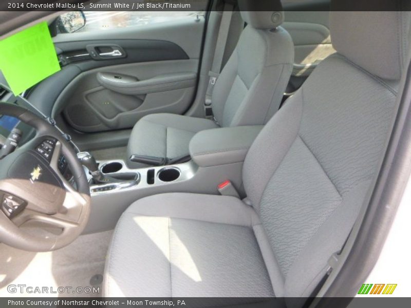 Summit White / Jet Black/Titanium 2014 Chevrolet Malibu LS