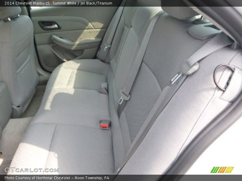Summit White / Jet Black/Titanium 2014 Chevrolet Malibu LS