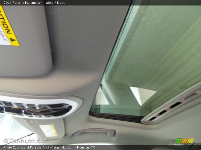 White / Black 2014 Porsche Panamera 4