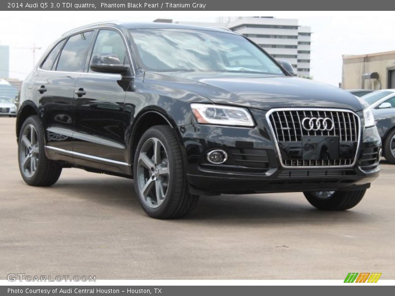 Phantom Black Pearl / Titanium Gray 2014 Audi Q5 3.0 TDI quattro