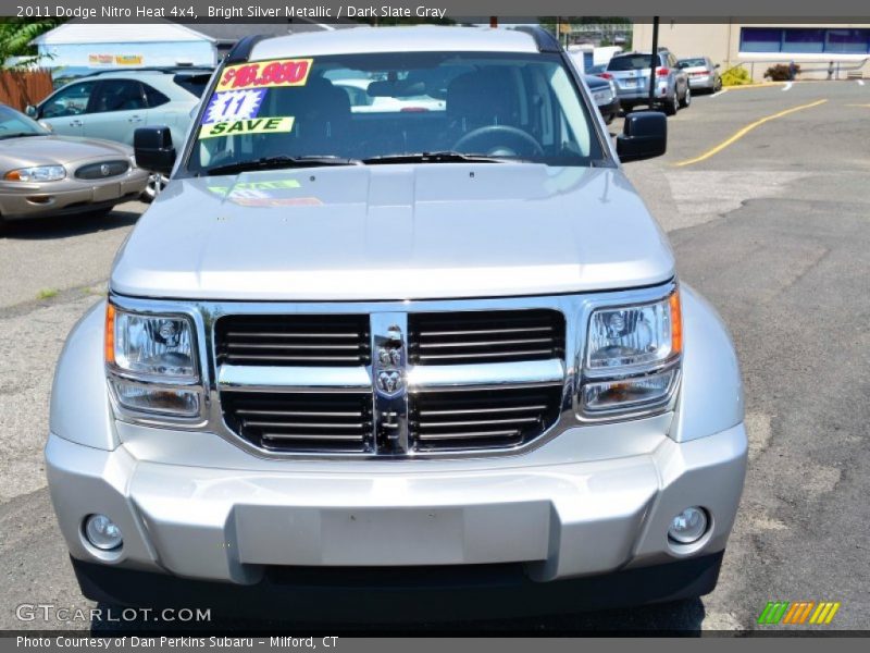 Bright Silver Metallic / Dark Slate Gray 2011 Dodge Nitro Heat 4x4