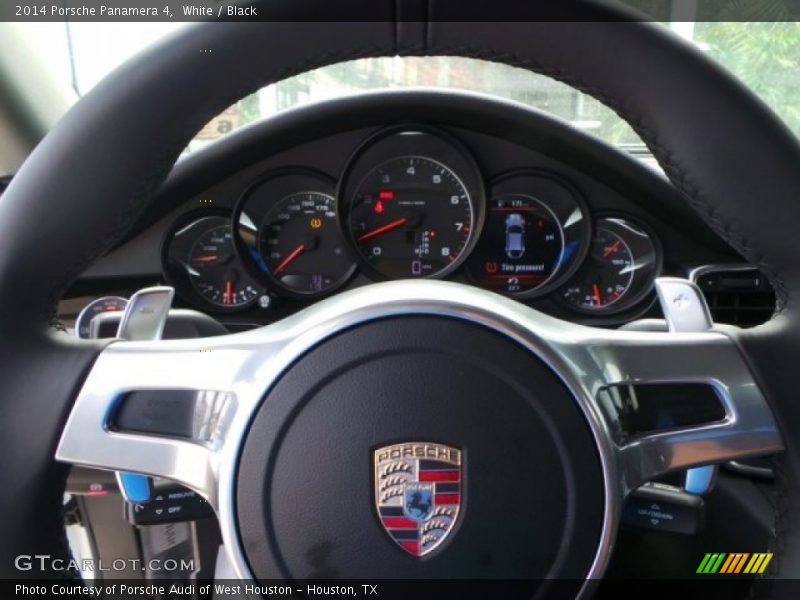 White / Black 2014 Porsche Panamera 4