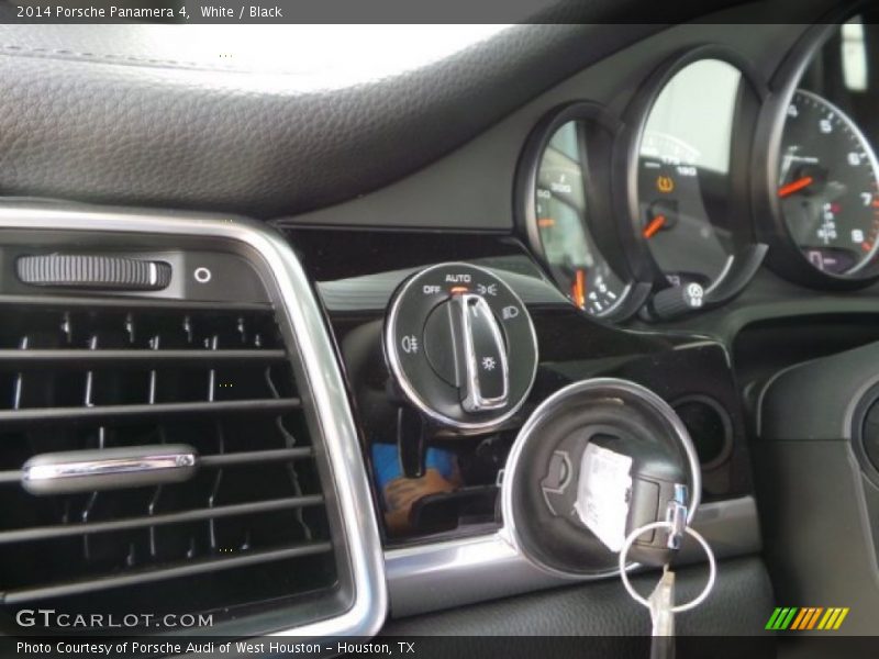 White / Black 2014 Porsche Panamera 4
