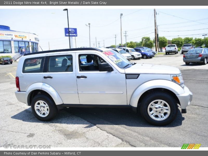 Bright Silver Metallic / Dark Slate Gray 2011 Dodge Nitro Heat 4x4