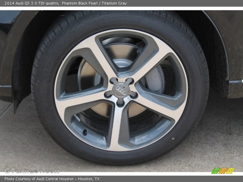 Phantom Black Pearl / Titanium Gray 2014 Audi Q5 3.0 TDI quattro