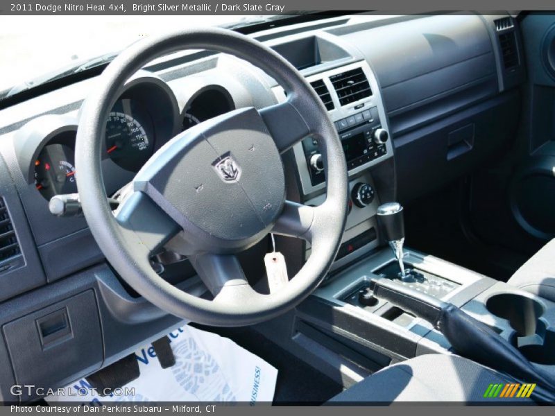 Bright Silver Metallic / Dark Slate Gray 2011 Dodge Nitro Heat 4x4