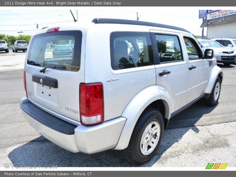 Bright Silver Metallic / Dark Slate Gray 2011 Dodge Nitro Heat 4x4
