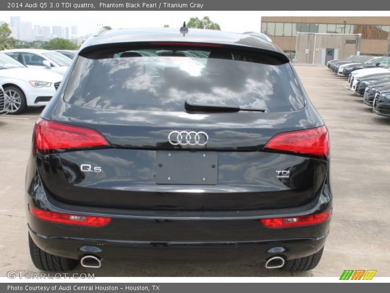 Phantom Black Pearl / Titanium Gray 2014 Audi Q5 3.0 TDI quattro