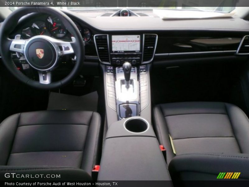 White / Black 2014 Porsche Panamera 4