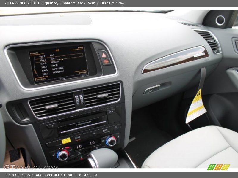 Phantom Black Pearl / Titanium Gray 2014 Audi Q5 3.0 TDI quattro