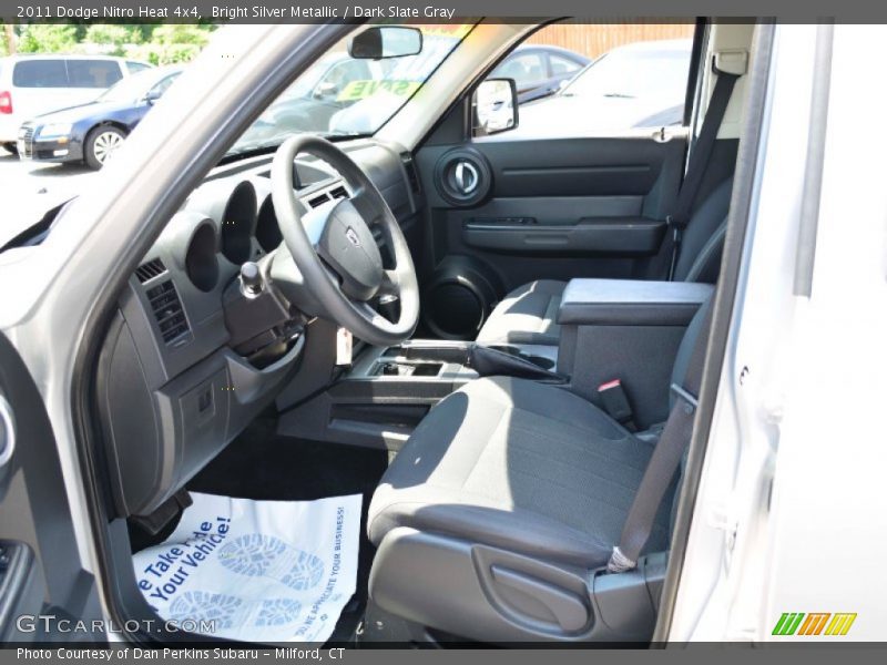 Bright Silver Metallic / Dark Slate Gray 2011 Dodge Nitro Heat 4x4