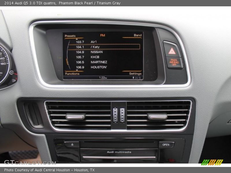 Phantom Black Pearl / Titanium Gray 2014 Audi Q5 3.0 TDI quattro