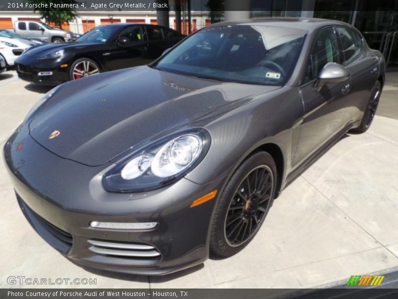 Agate Grey Metallic / Black 2014 Porsche Panamera 4