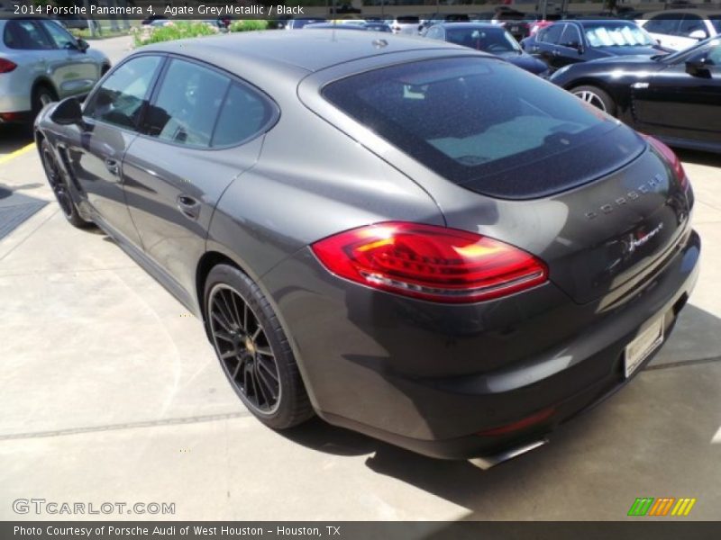 Agate Grey Metallic / Black 2014 Porsche Panamera 4