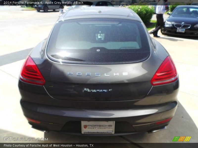 Agate Grey Metallic / Black 2014 Porsche Panamera 4