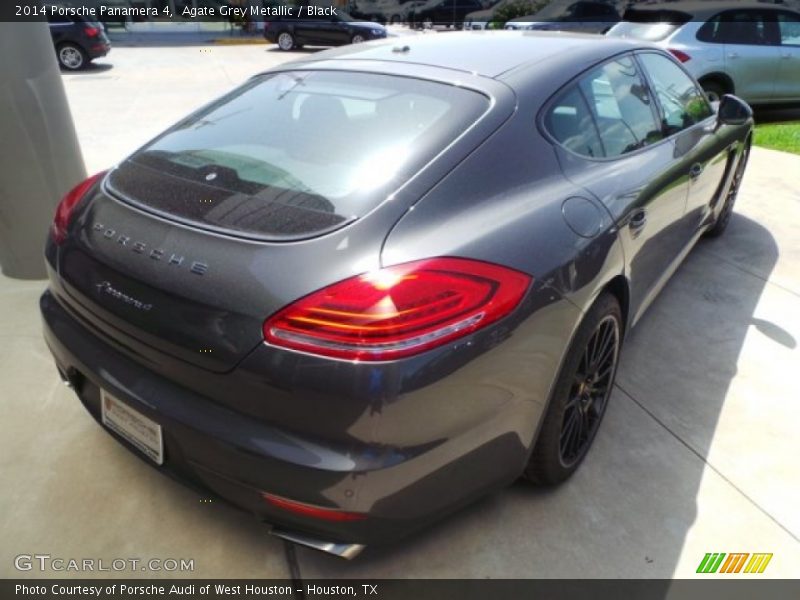 Agate Grey Metallic / Black 2014 Porsche Panamera 4