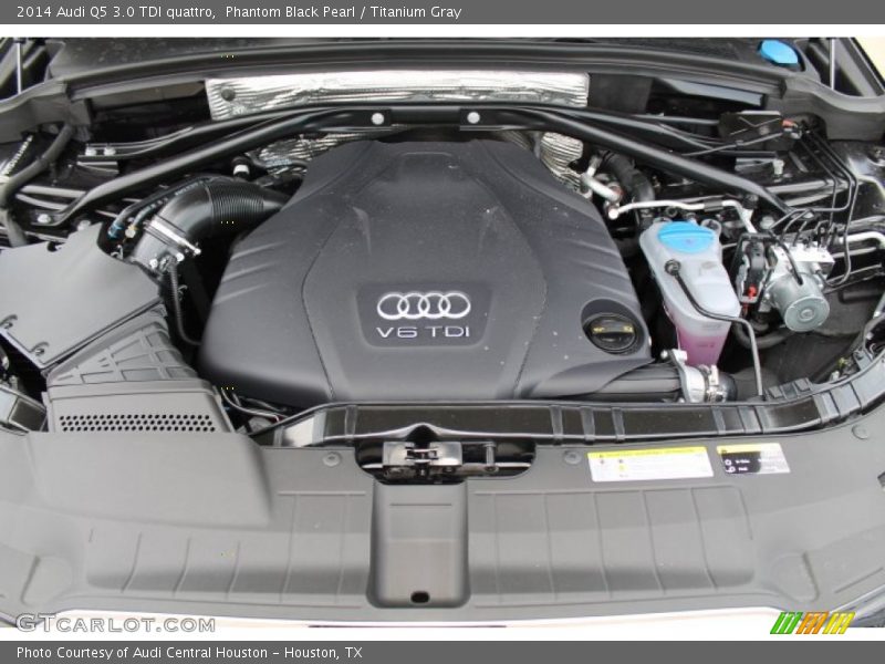 Phantom Black Pearl / Titanium Gray 2014 Audi Q5 3.0 TDI quattro