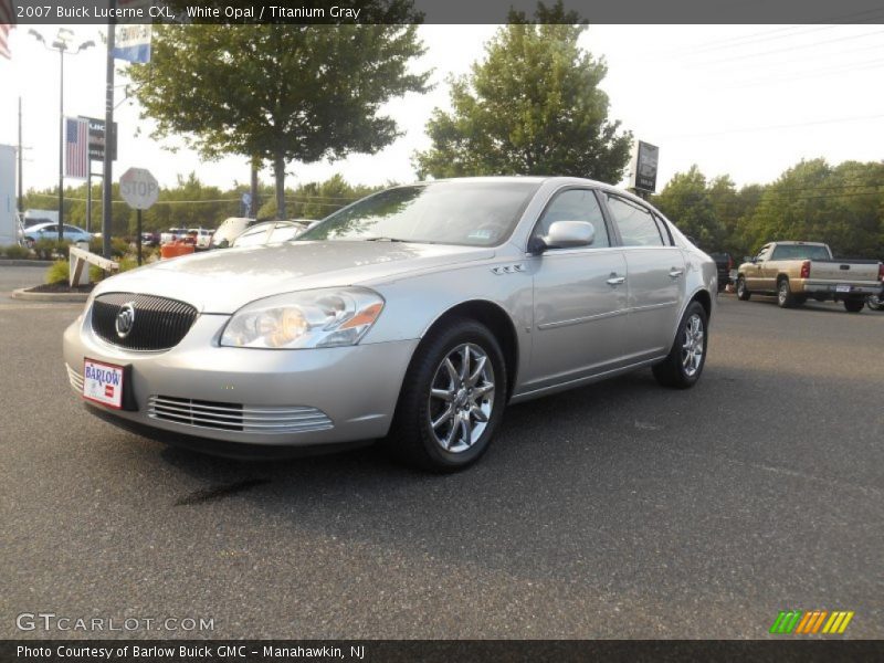 White Opal / Titanium Gray 2007 Buick Lucerne CXL