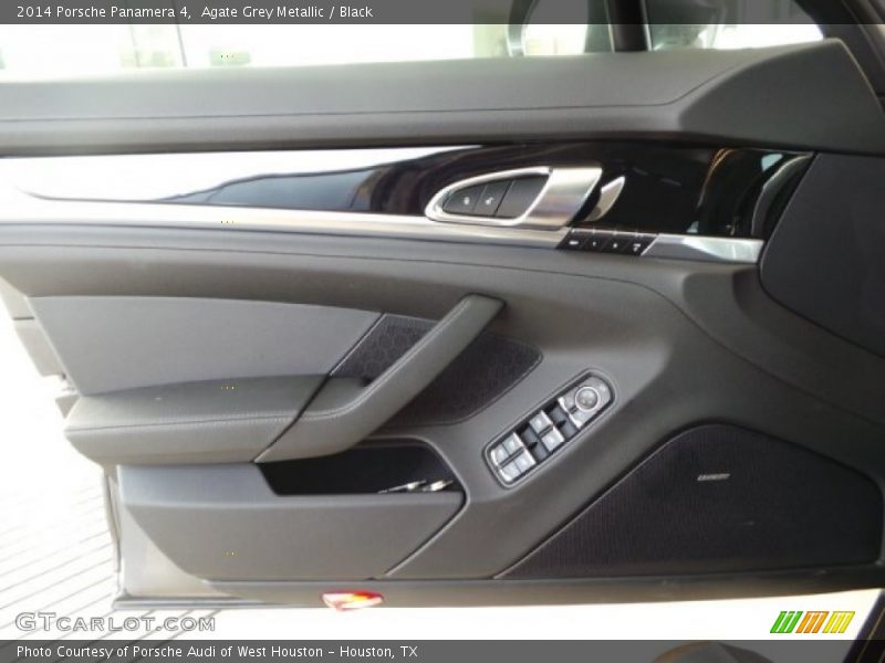 Agate Grey Metallic / Black 2014 Porsche Panamera 4