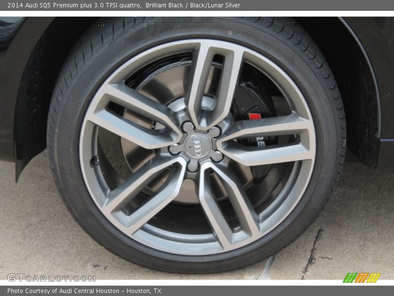 Brilliant Black / Black/Lunar Silver 2014 Audi SQ5 Premium plus 3.0 TFSI quattro