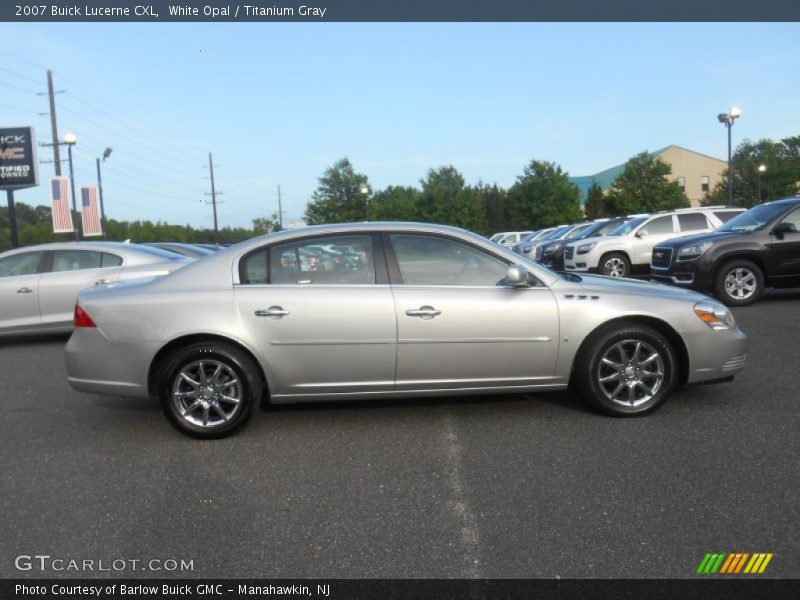 White Opal / Titanium Gray 2007 Buick Lucerne CXL