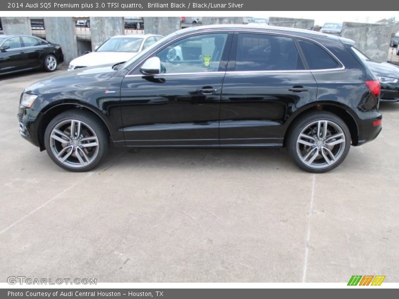 Brilliant Black / Black/Lunar Silver 2014 Audi SQ5 Premium plus 3.0 TFSI quattro